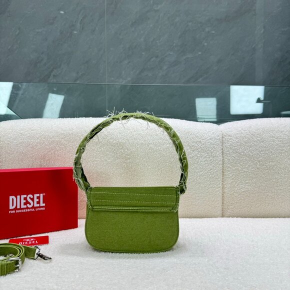 Diesel Green Diamond Shoulder Bag - Picture 2 of 9
